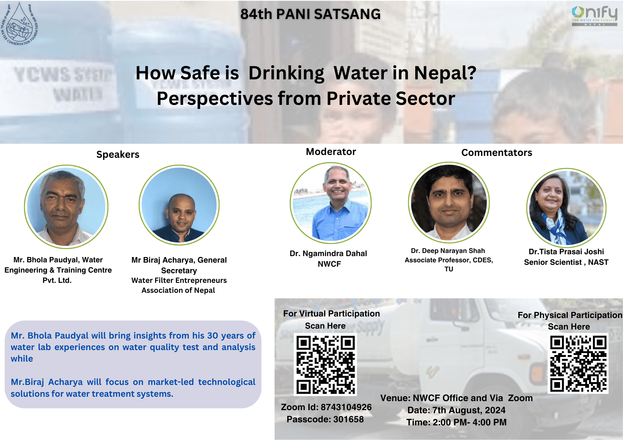 How Safe Is Drinking Water in Nepal? Perspectives from Private Sector